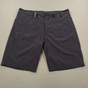 Chervo Sports Mens Golf Shorts Navy Blue Performance Size 36 XL Flat Front